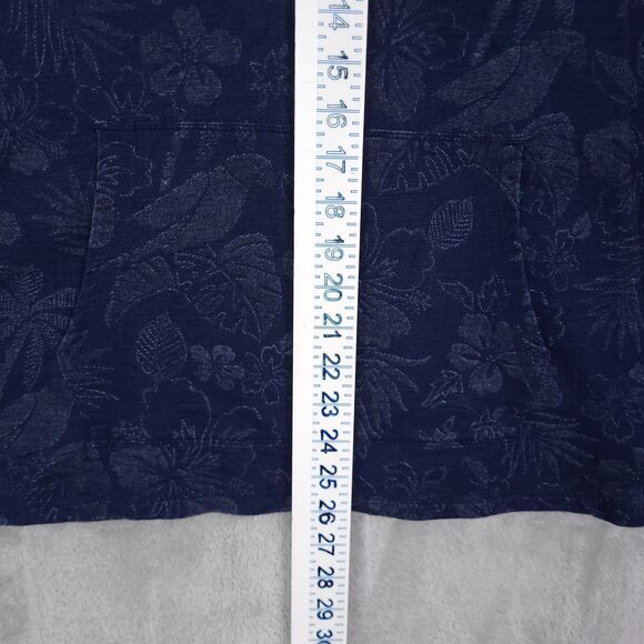 Tommy Bahama Indi Floral Sweatsuit Indigo Pullover Jacket Large & Jogger Small - Picture 8 of 16